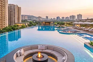 Swimming Pool at Sowparnika Whitefield Hoskote