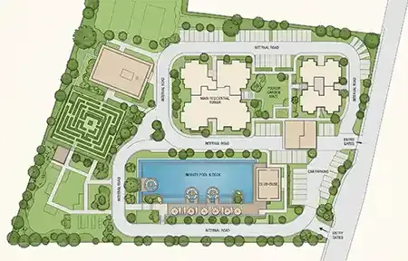 Sowparnika Whitefield Hoskote master plan layout