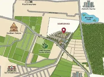 Sowparnika Whitefield Hoskote location map, Hoskote